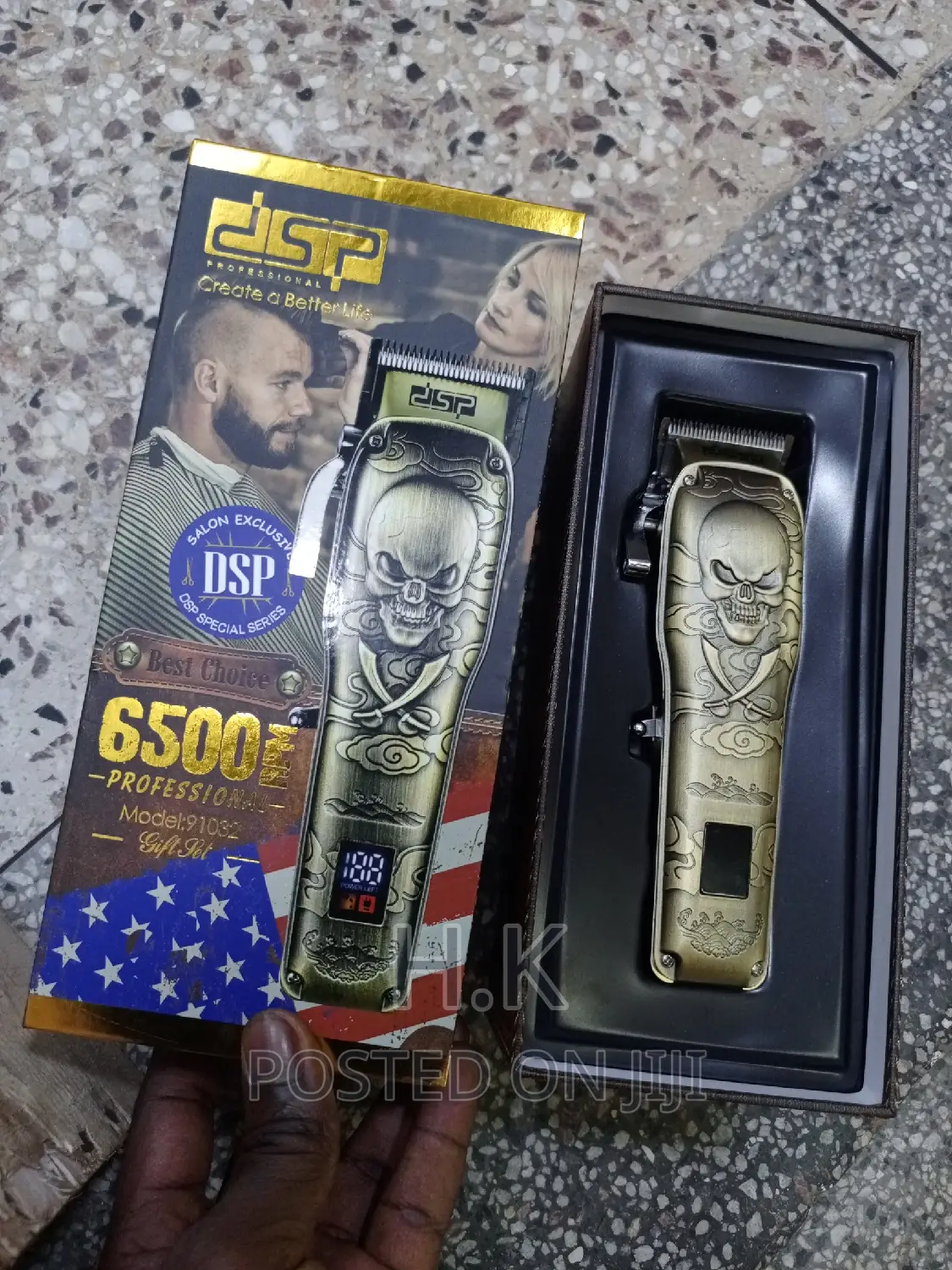Skull Professional Rechargeable Hair Clipper