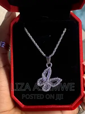Simple Lady’S Necklaces Available With a Butterfly Pendant