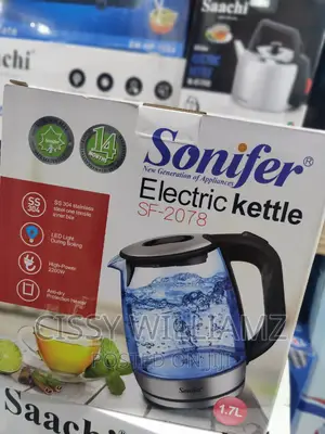 Sonifer Glass Water Kettle/Electric Glass Water Kettle