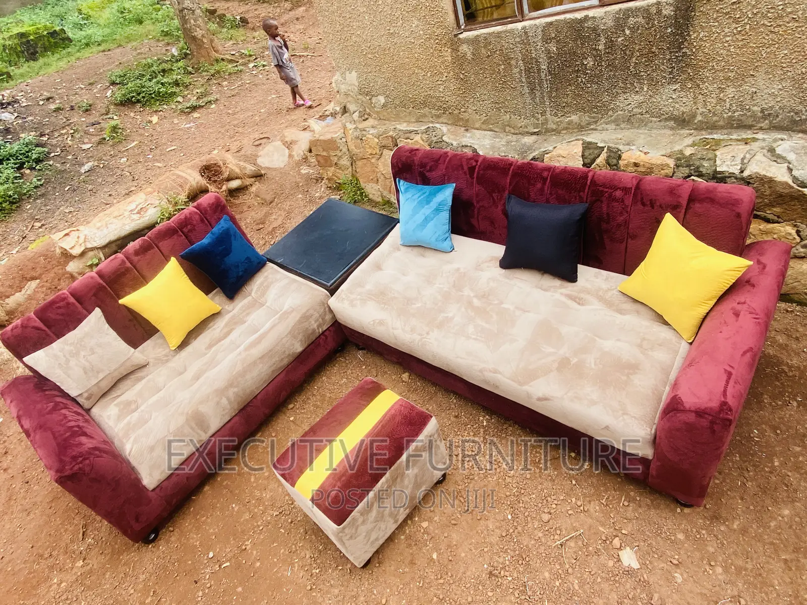Mini Sectional L Sofa