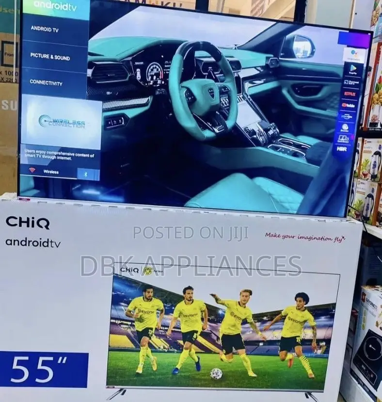 Chiq Qled 55-Inch Uhd HDR Android Smart Tv