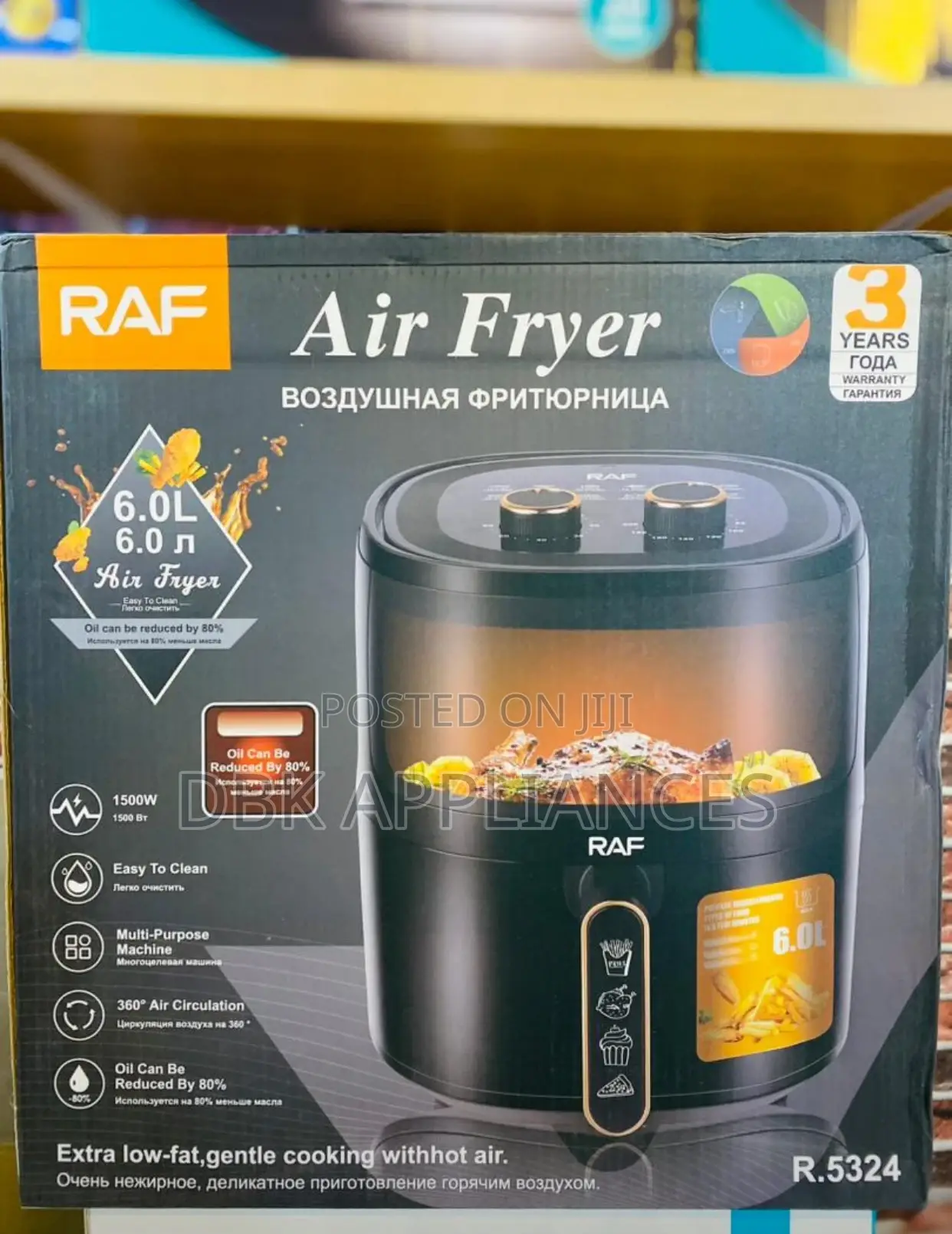 Raf 6L Air Fryers Available Original