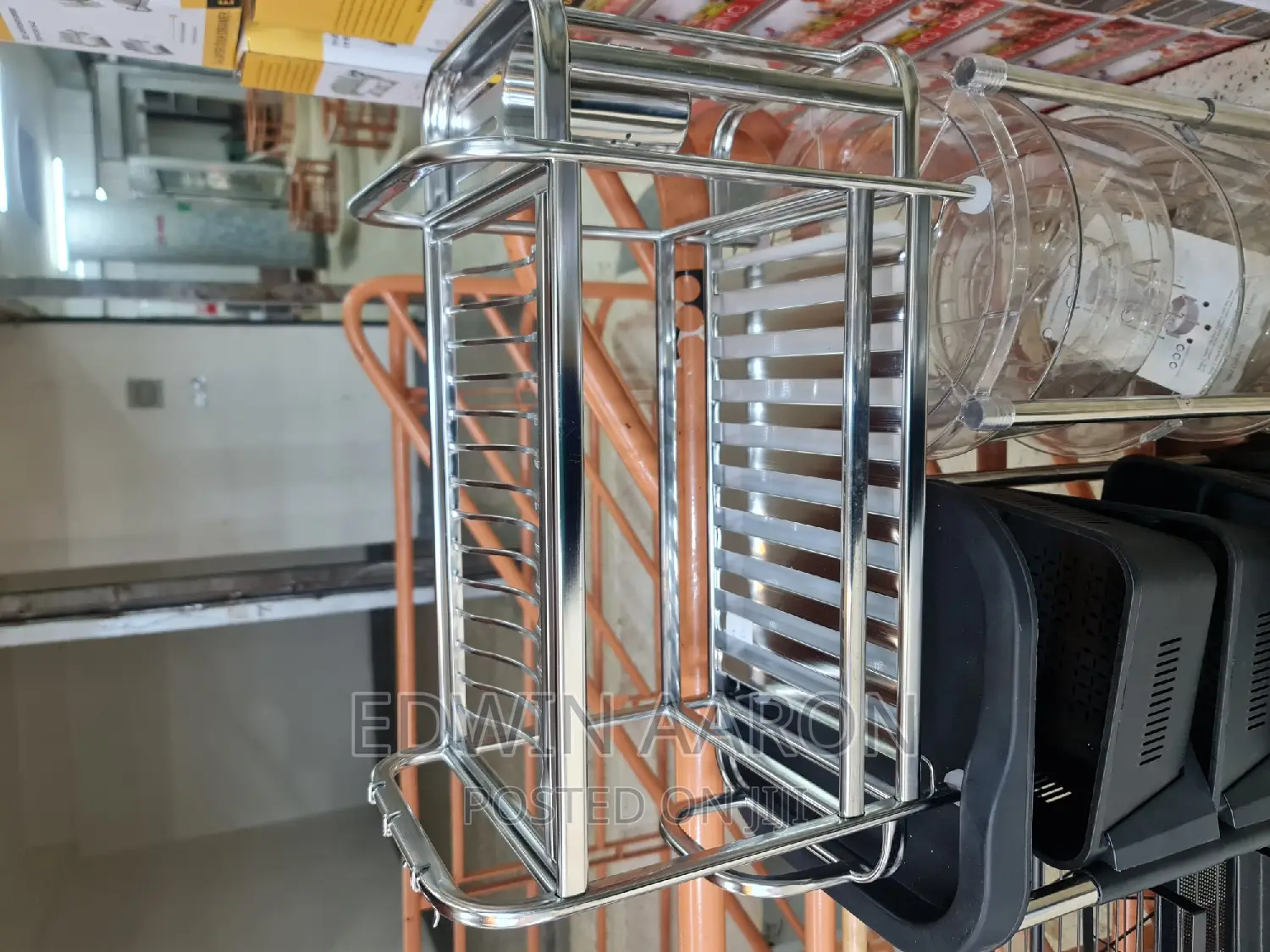 Double Tier Stainless Steel Dish Rack