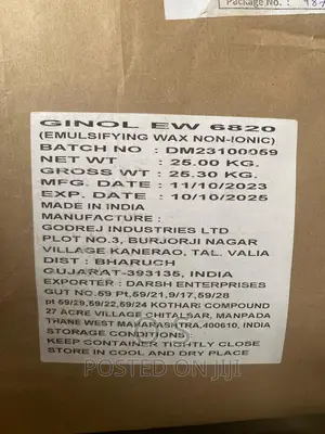 Emulsifying Wax (Non-Ionic) EW6820