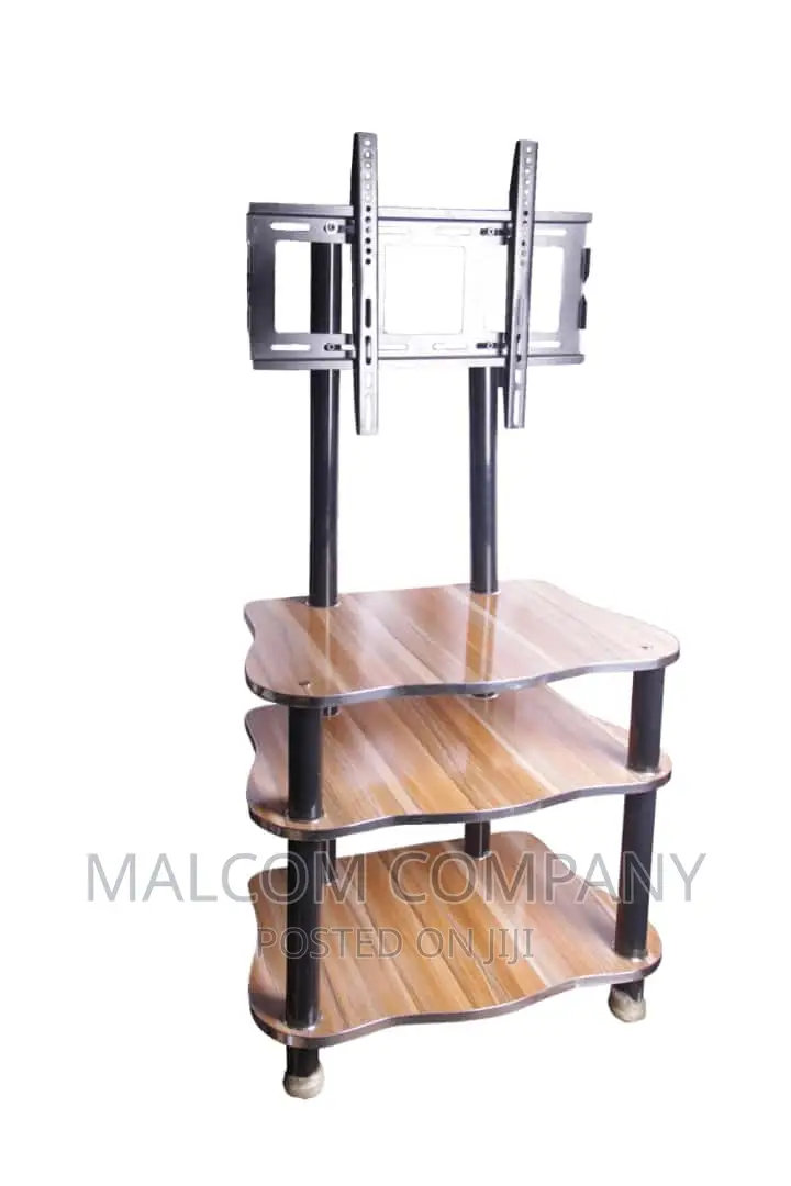 Tv Stand Mount With Wooden Accessories Area