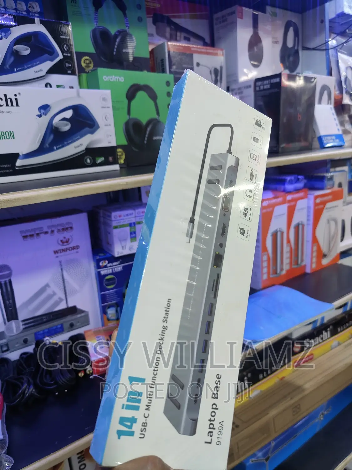 USB-C Multifunction Docking Base/14in1 Laptop Base