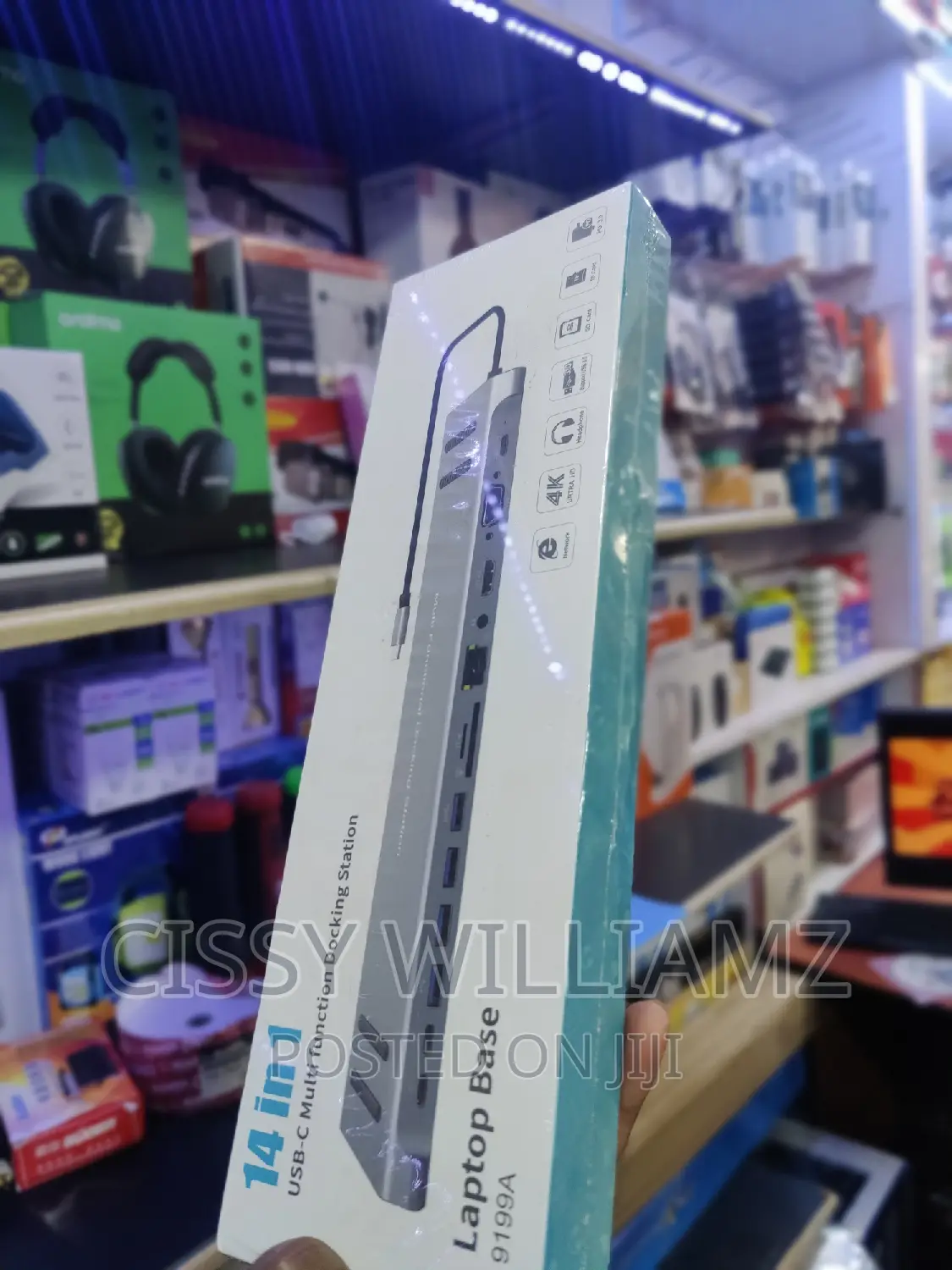 USB-C Multifunction Laptop Base/14in1 Docking Station