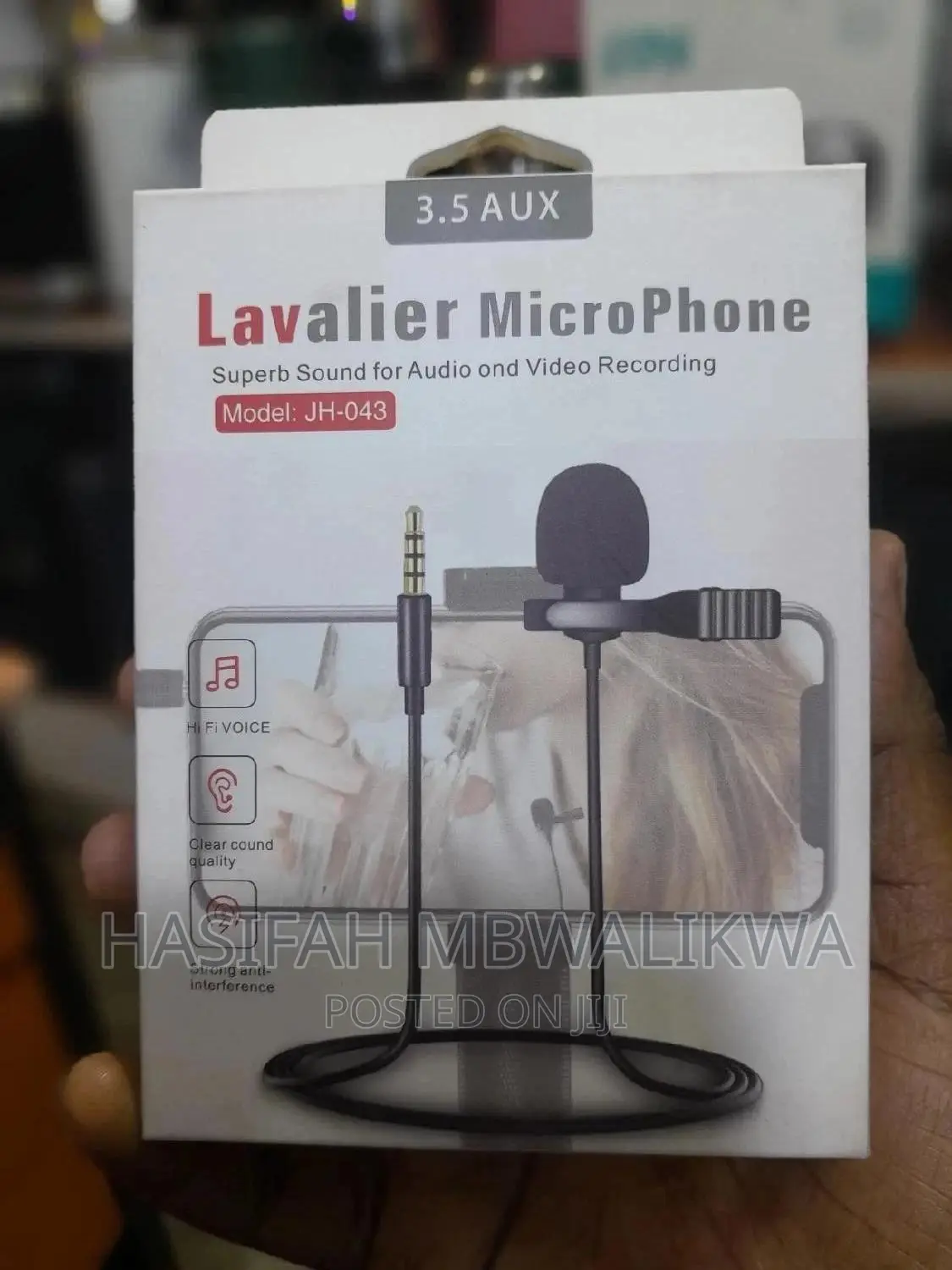 3.5 Aux Lavalier Microphone