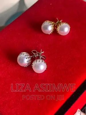 Simple Pearl Ear Pins Available