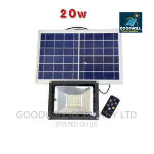 20w Solar Flood Light With Inbuilt Lithium Battery