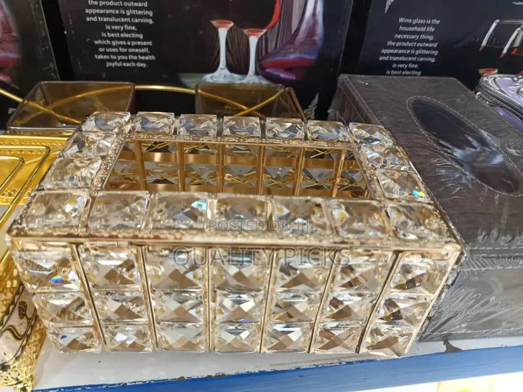 Glass Tissue Box