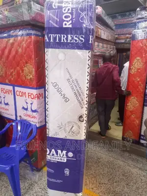 Bamboo Mattress Rose Foam 6*3*8.Inches