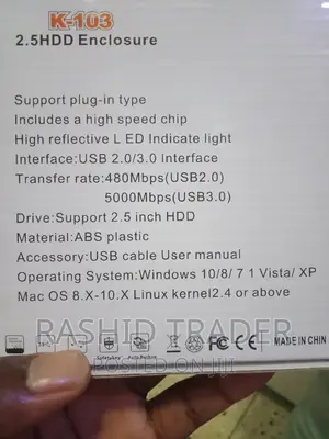 Usb 2.0/3.0 Hard Drive Enclosure