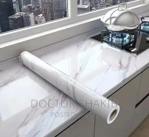Wallpaper Kitchen Cabinet PVC