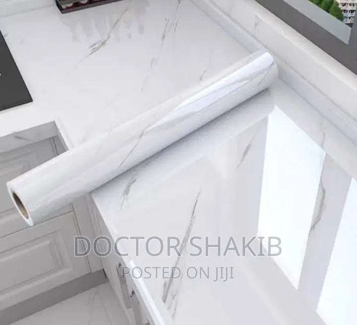 Wallpaper Kitchen Cabinet PVC