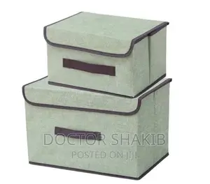 2pc Fabric Storage Box