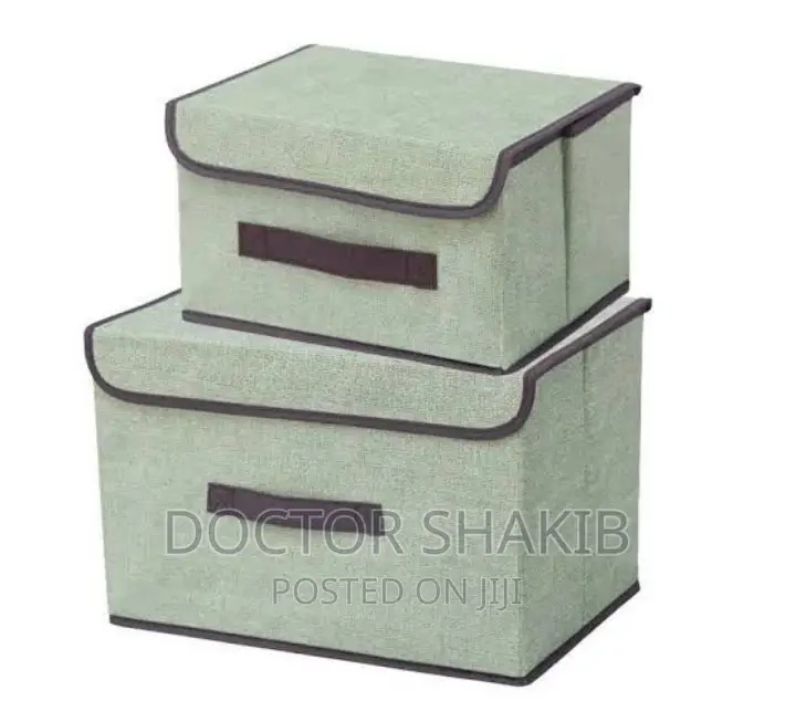 2pc Fabric Storage Box