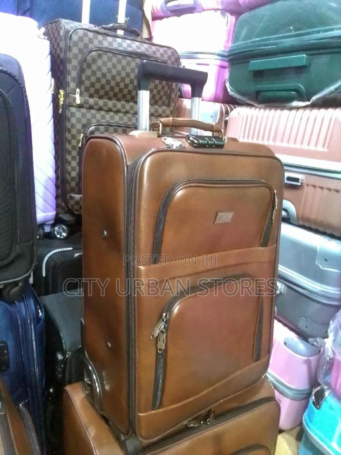 Youaye Leather Suitcase