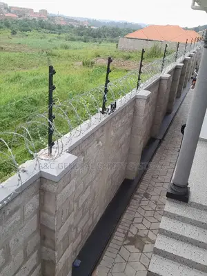 Electric Wire Fencing With Machine Power Backup System