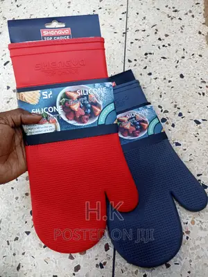2pc Silicone Oven Gloves (Cotton Inside)