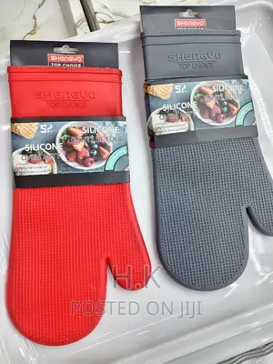 2pc Silicone Oven Gloves (Cotton Inside)
