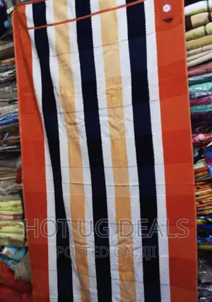 150x90cm Large Striped Bath Towel - Multicolor