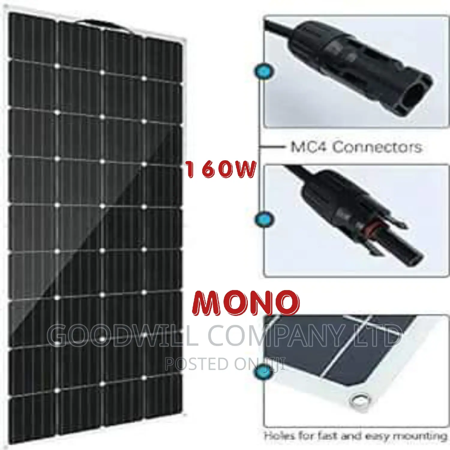 160w Mono Solar Panel Sunshine Absorber Classic