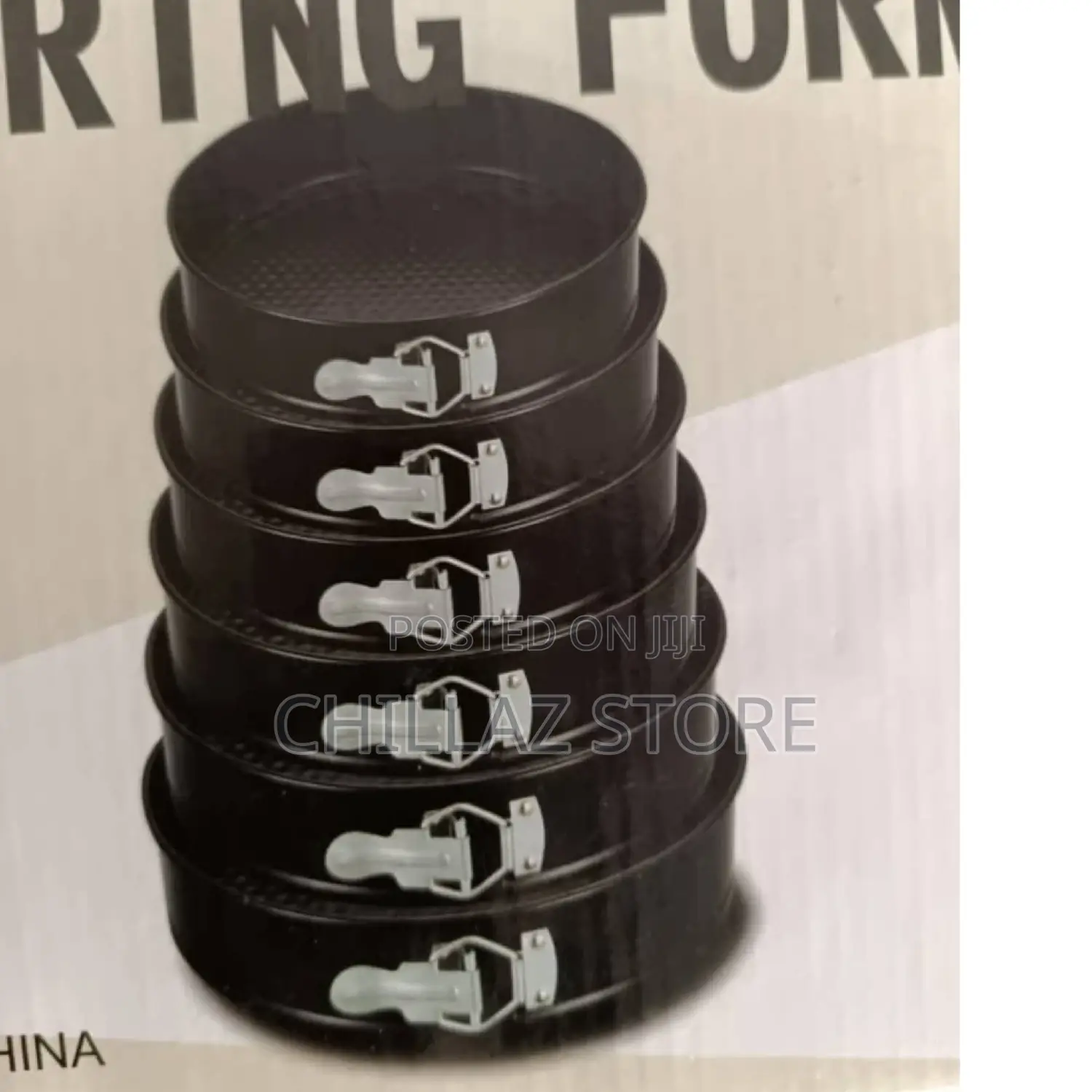 6pcs Round Baking Pans.