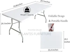 A Durable Plastic Table