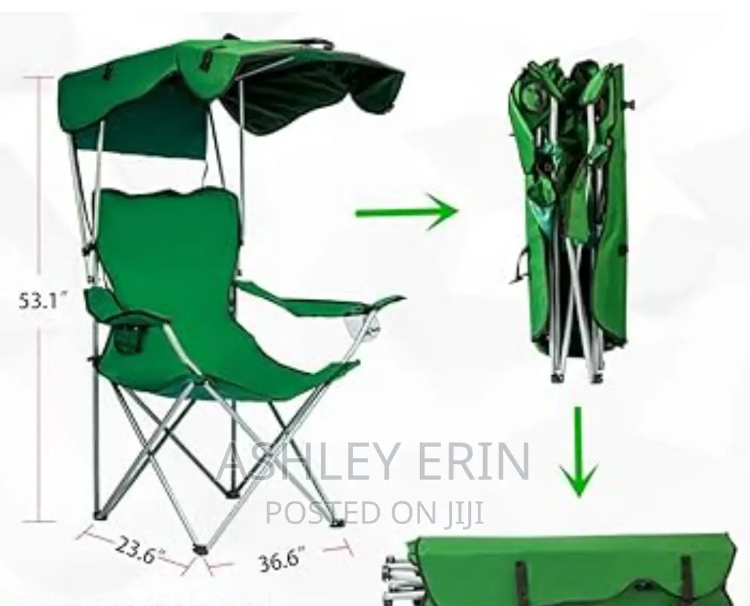 Portable Foldable Chair With Shade