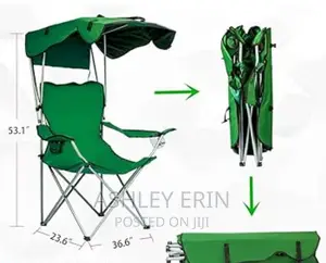 Portable Foldable Chair With Shade