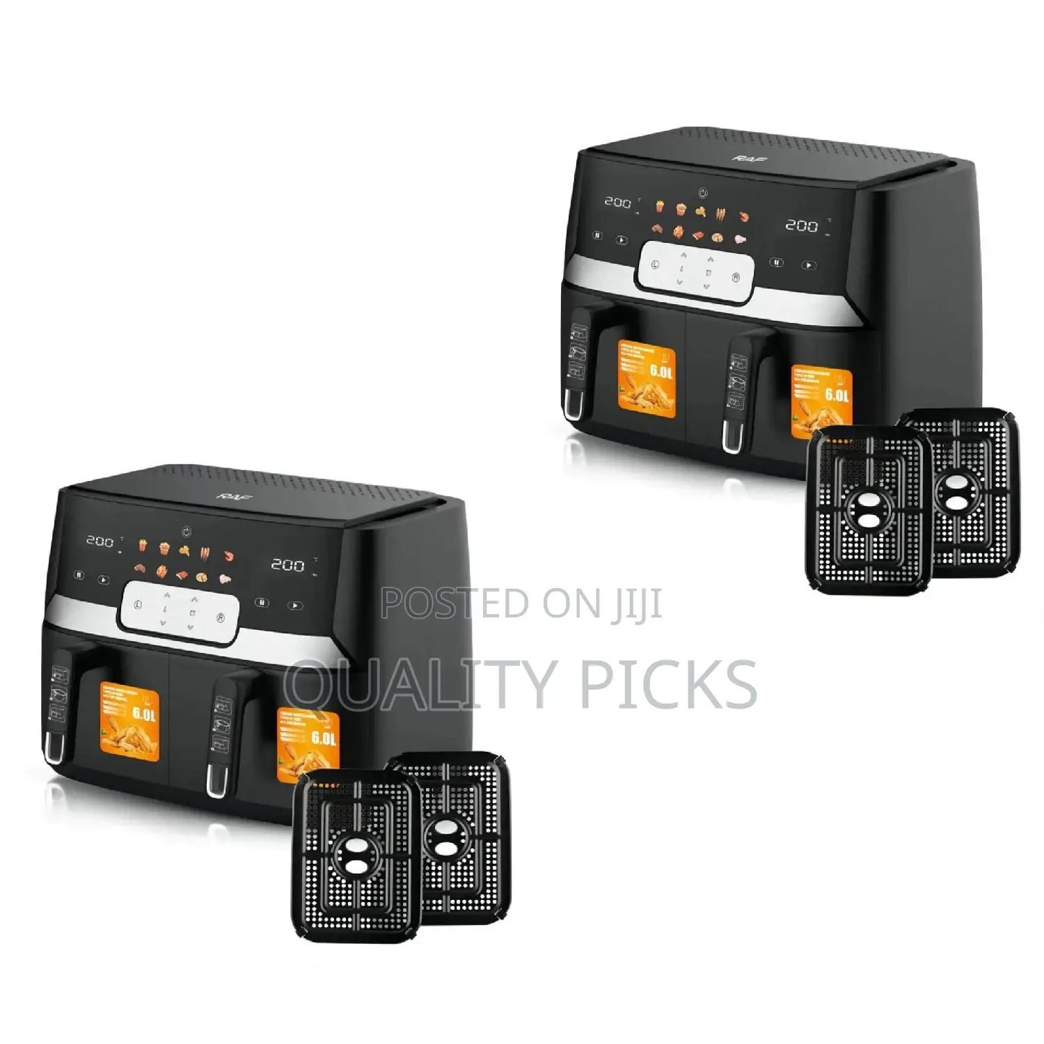 Manual Double Air Fryer