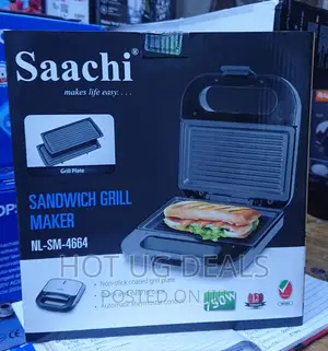 Saachi Sandwich Maker / Grill NL-SM-4664-BK