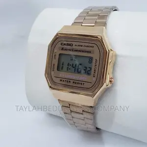 CASIO Retro Classic Unisex Digital Steel Bracelet Rose Gold