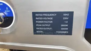 Yamaha Generator 3kv