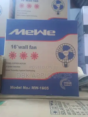 Mewe 16inch Wall Fan