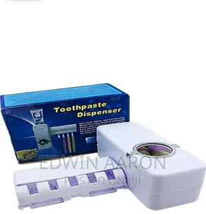 Toothbrush Holder and Toothpaste Dispenser