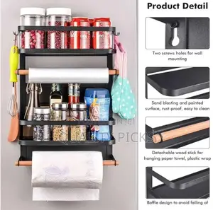 Fridge Side Storage Rack