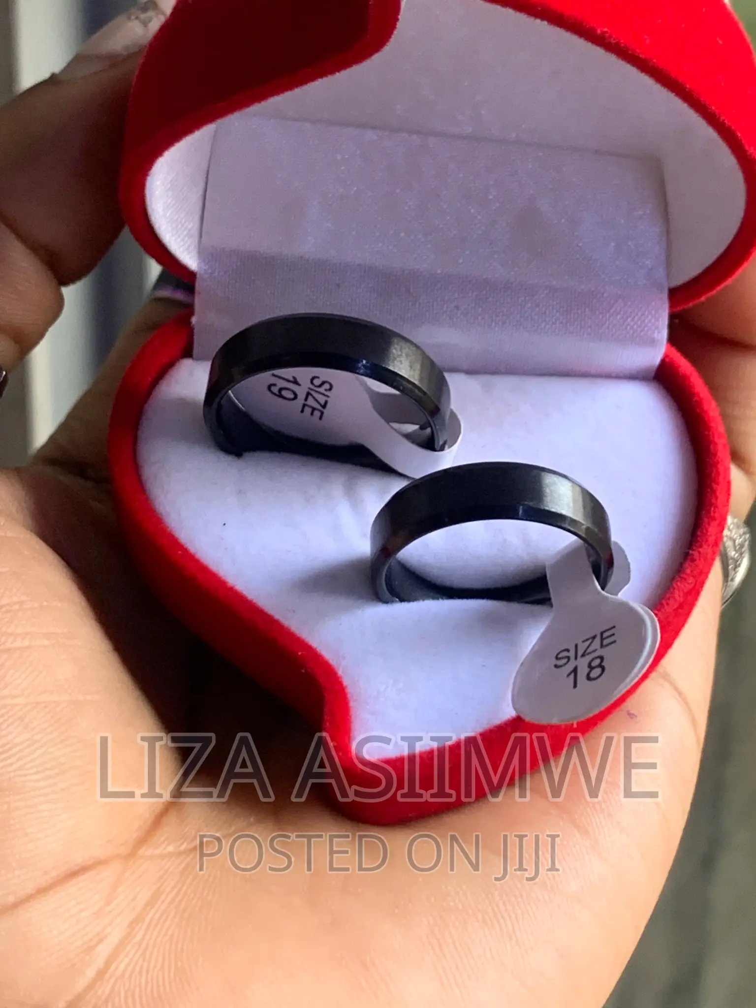 Black Wedding Rings Available