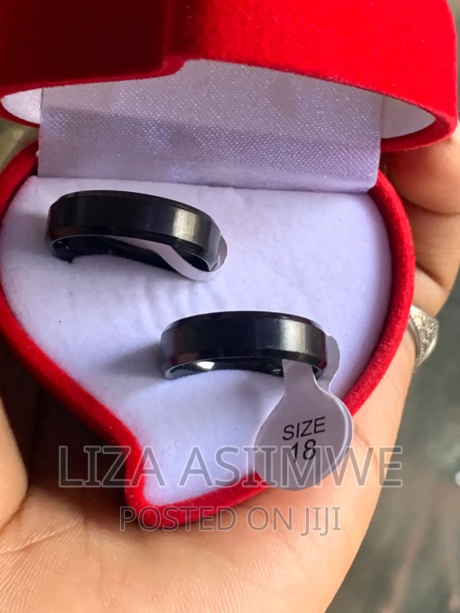 Black Wedding Rings Available