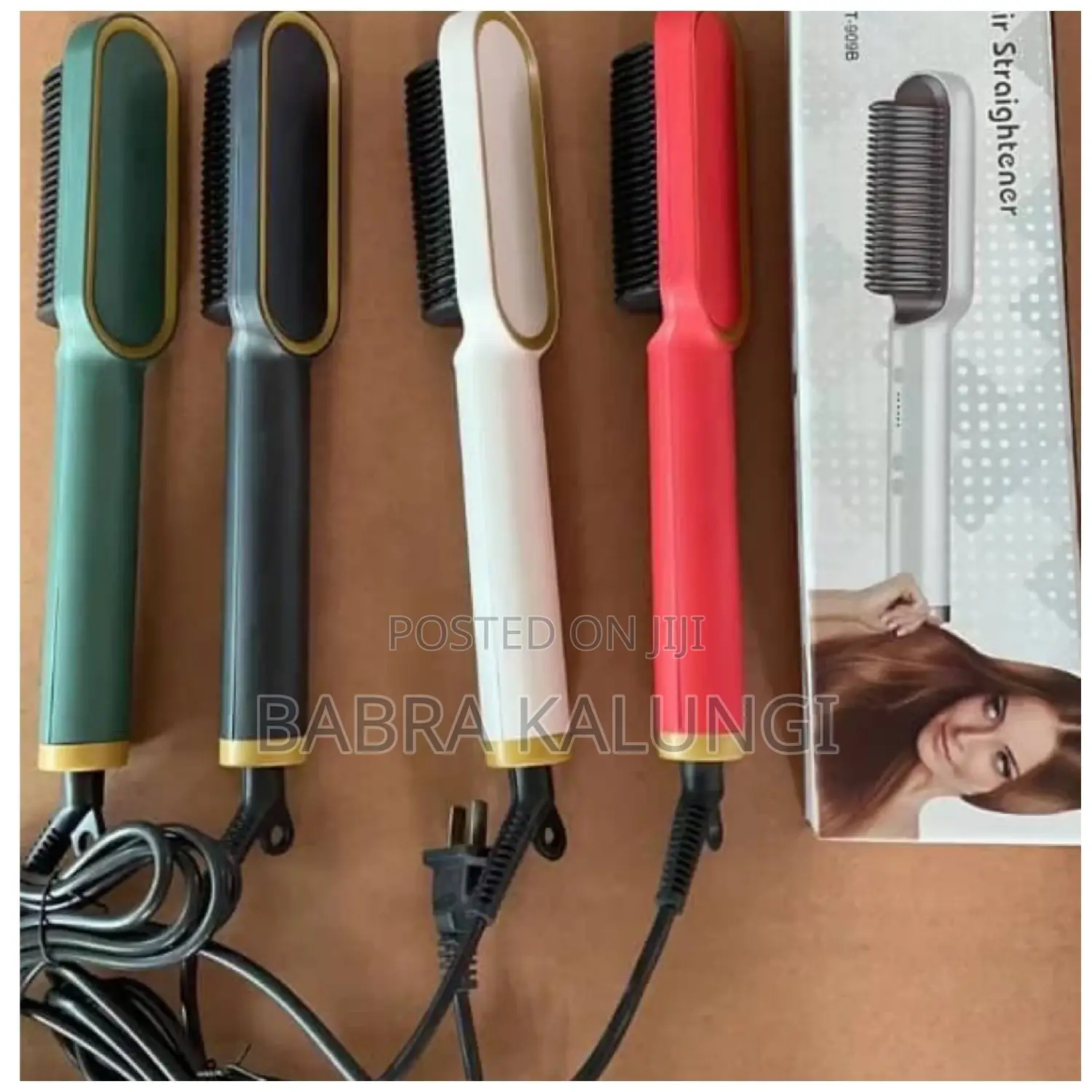 Hair Straightener Comb Brushes