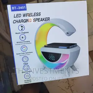 Led Wireless Charging Speaker.