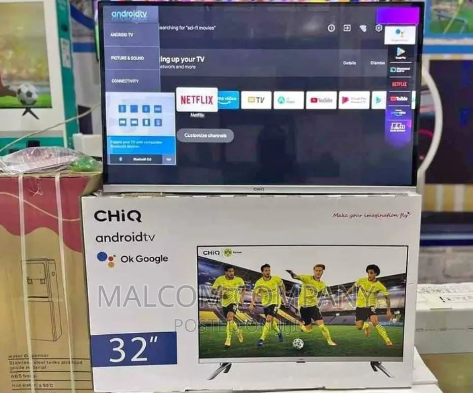 Chiq 32 Smart Android Bluetooth Frameless Tv