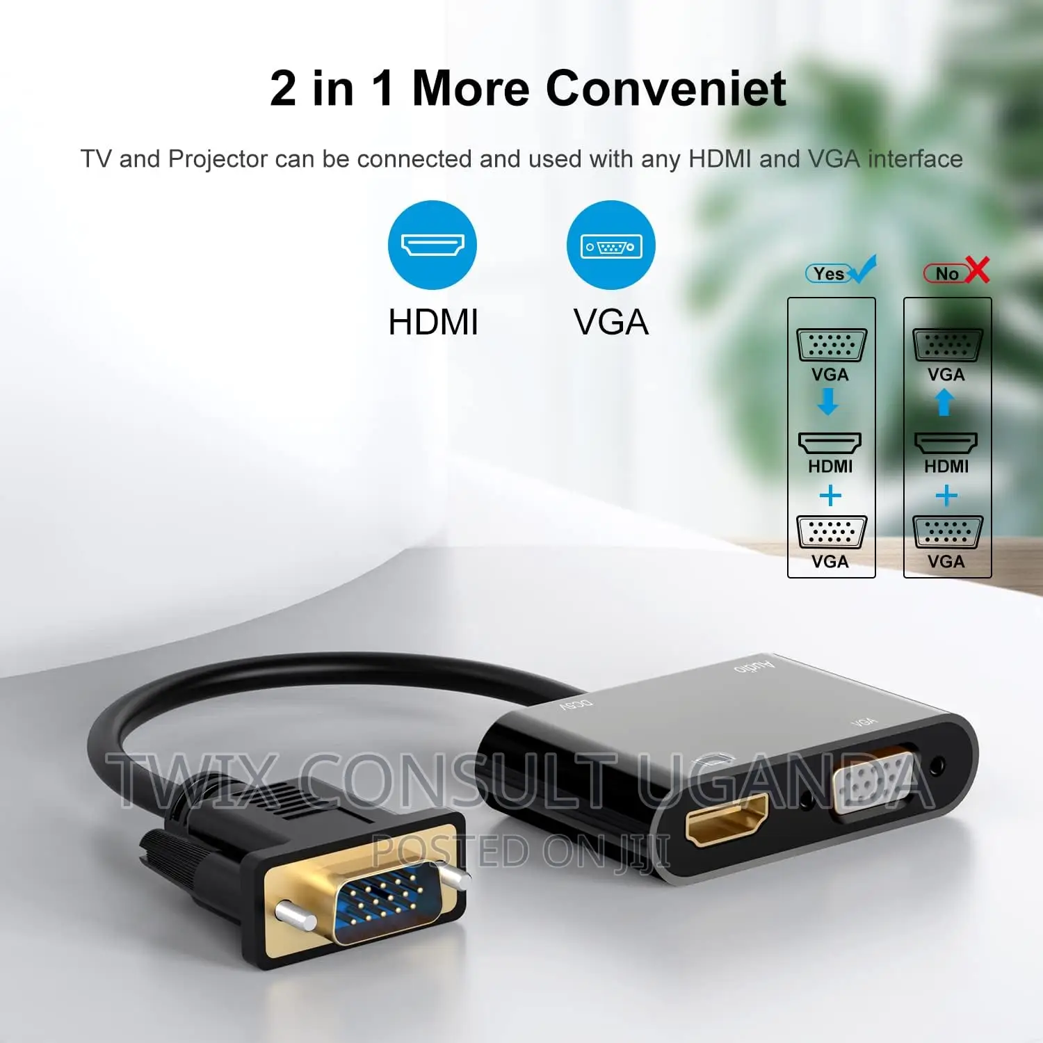 VGA to HDMI VGA Adapter