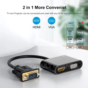 VGA to HDMI VGA Adapter