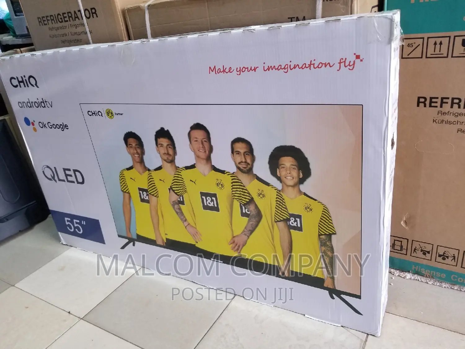 55 Inches Android QLED Smart Frameless Tv