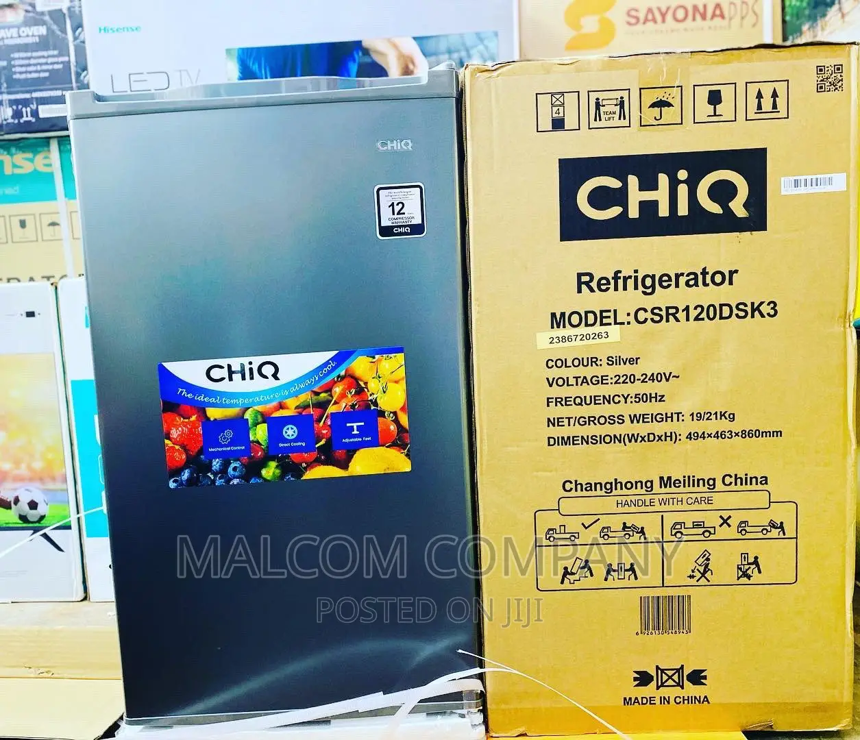 230l Single Door Defrost Chiq Fridge