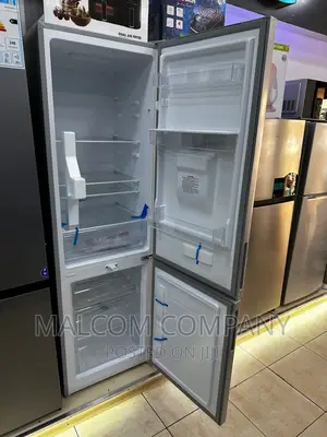 270 Double Door Silver Fridge With Water Dispenser