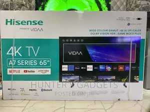 Hisense 65 Inches A7 Series Smartphone Uhd 4kl Brand New Tv