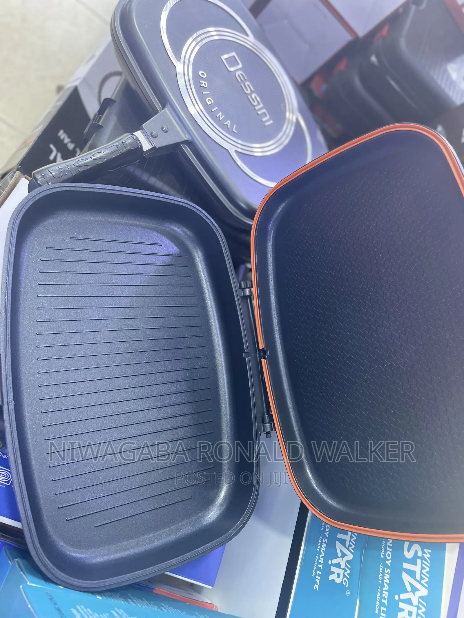 Classic Double Frying Grill Pan